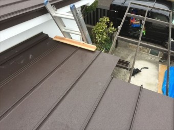 かわら棒(トタン)のカバー工事