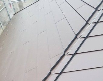 棟板金の面戸取付