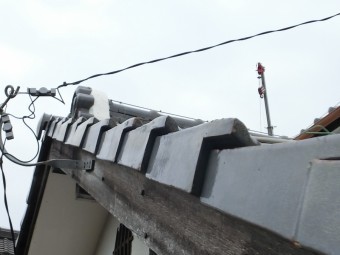 庇雨漏り