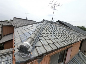 屋根の全景