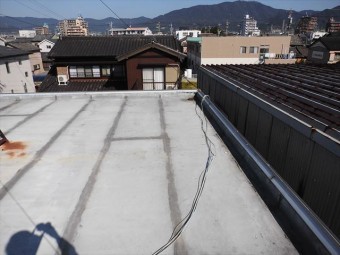 陸屋根の全景
