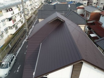 完成後の上空写真