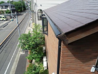破風板の腐食
