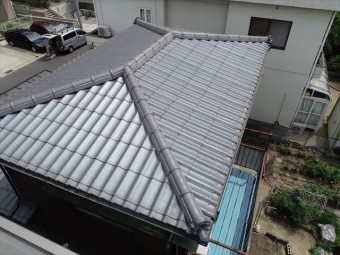 ドローンでの上空撮影