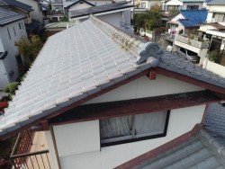 屋根漆喰