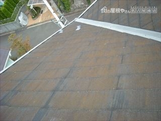 滑る化粧スレート瓦