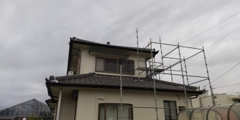 足場解体工事