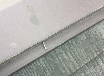 棟板金の釘浮き