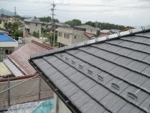 軒先と雨樋