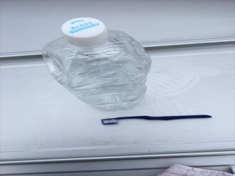 掃除用の水