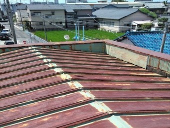 トタン屋根の全景