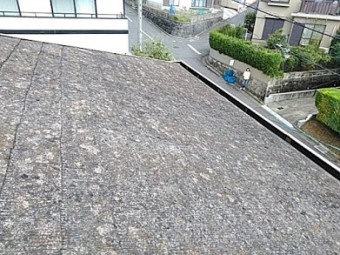 換気棟が飛んだ屋根
