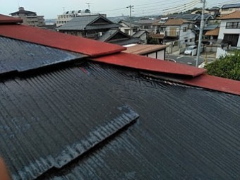 台風で飛んだトップライト