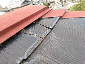 台風で飛んだトップライト