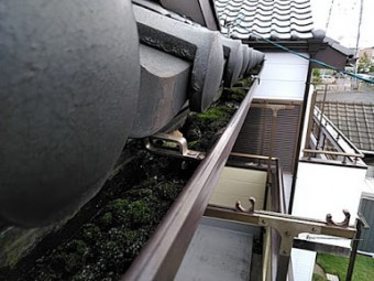 台風後の屋根点検
