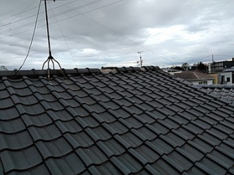 台風後の屋根点検