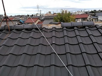 台風後の屋根点検