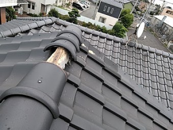 台風後の屋根点検