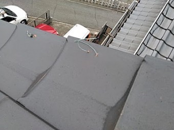 台風後の屋根点検