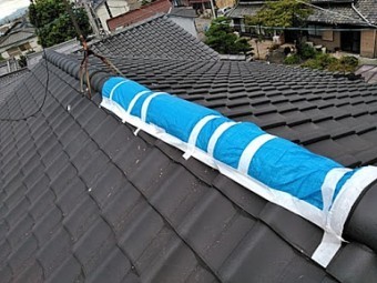 台風後の屋根点検