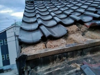 増築部の屋根改修
