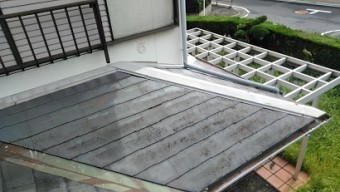 化粧スレート台風被害