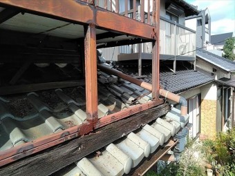 築40年瓦屋根