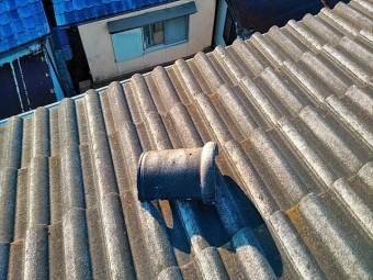 セメント瓦の塗装