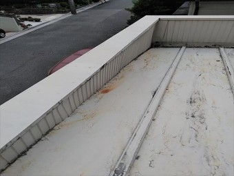 立平葺きのカバー工事