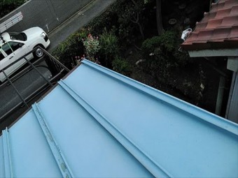 かわら棒(トタン)のカバー工事