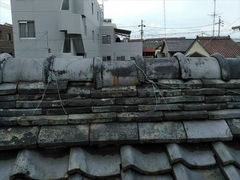 瓦の葺き替え施工前