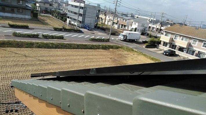 太陽光パネルがある屋根