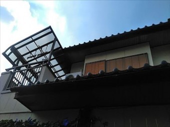 軒天張替えとドア交換