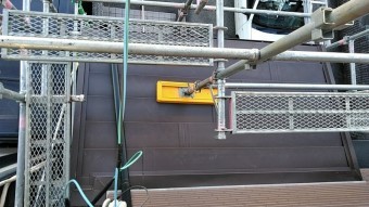 20年スレートの棟板金が飛んだ
