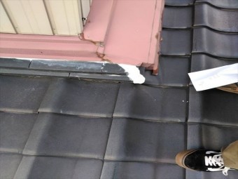 漆喰、庇板金、雨樋交換
