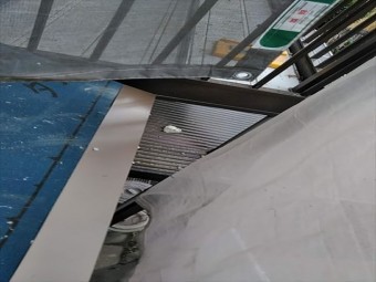 洋瓦を葺き替え