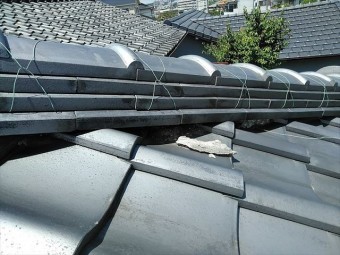 瓦施工前