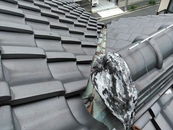 瓦屋根の点検写真