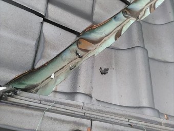 瓦屋根の点検写真