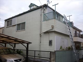 ベランダ雨漏り