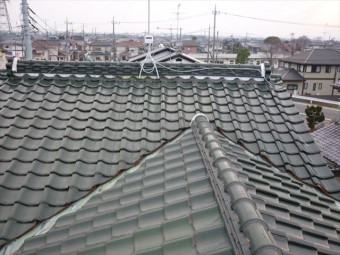 屋根の全景