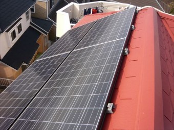 太陽光パネル設置面