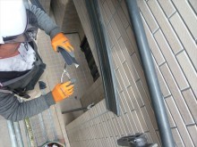 ベランダ板金工事