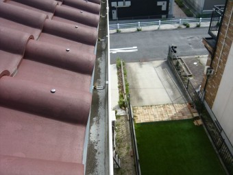 軒先と雨樋