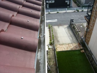 軒先と雨樋