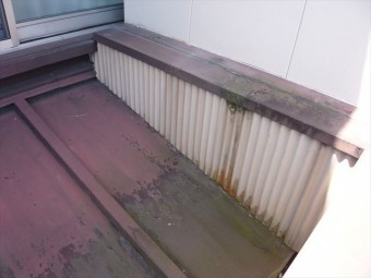ベランダの内屋根