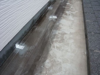 補修の跡