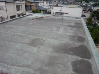 陸屋根の全景