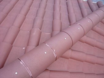 棟瓦の状況