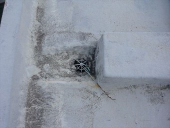 排水ドレン周辺